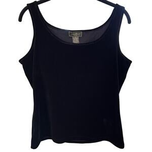 Eddie Bauer Velvet Stretch Tank Top Sz P-Med, Summer Evening, Party, Cocktails